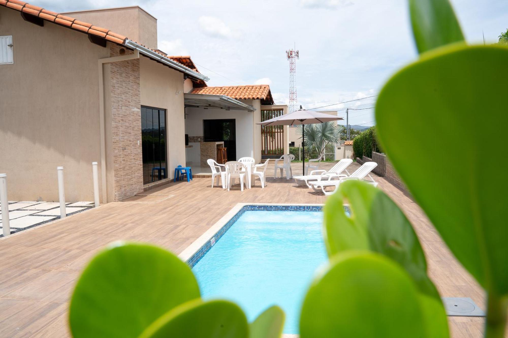 Casa Com Piscina Vista Para Lago, 03 Quartos Confortaveis Capitólio 外观 照片